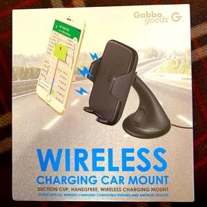 Wireless car charger mount